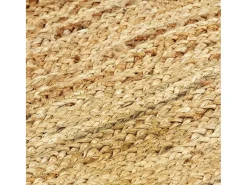 Kylva Alfombra de yute tejida a mano natural 160x230 cm