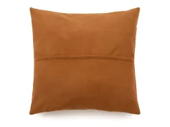 La Funda De Cojín De Cuero De Cuatro Paneles - Camello - 60x60