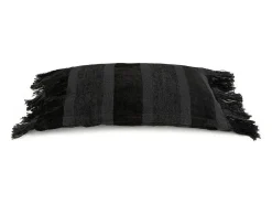 La Funda De Cojín Oh My Gee - Terciopelo Negro - 30x50