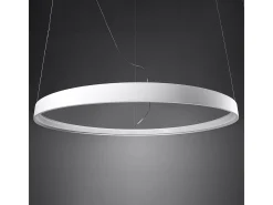 Lampada a sospensione circolare a LED integrata bianca 78cm 3000K Lámpara Colgante Circular LED Integrada Blanca 78cm 3000K