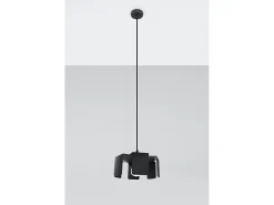 Lampada a sospensione moderna nera E27 Lámpara Colgante Moderna Negra E27
