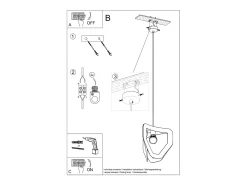 Lampada a sospensione moderna con struttura a filo bianco E27 Lámpara colgante moderna con marco de alambre blanco E27