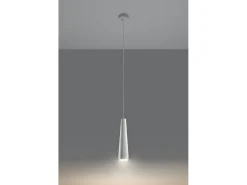 Lampada a sospensione sottile in ceramica bianca GU10 Lámpara Colgante de Cerámica Slim Blanca GU10