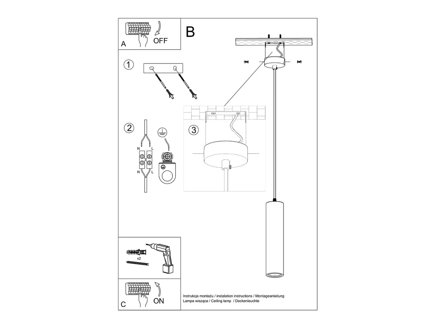 Lampada a sospensione sottile in ceramica bianca GU10 Lámpara Colgante de Cerámica Slim Blanca GU10