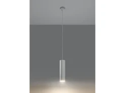 Lampada a sospensione sottile in ceramica bianca GU10 Lámpara Colgante de Cerámica Slim Blanca GU10