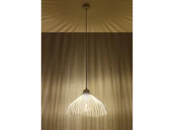 Lampada a sospensione Wire Frame bianca E27 Lámpara colgante con marco de alambre Blanco E27