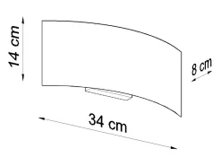 Lampada da incasso a parete bianca G9 Lámpara de pared Flush White G9