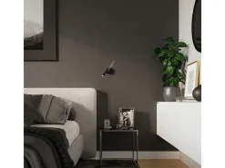 Lampada da lettura da parete nera G9 Lámpara de pared con luz de lectura Negra G9
