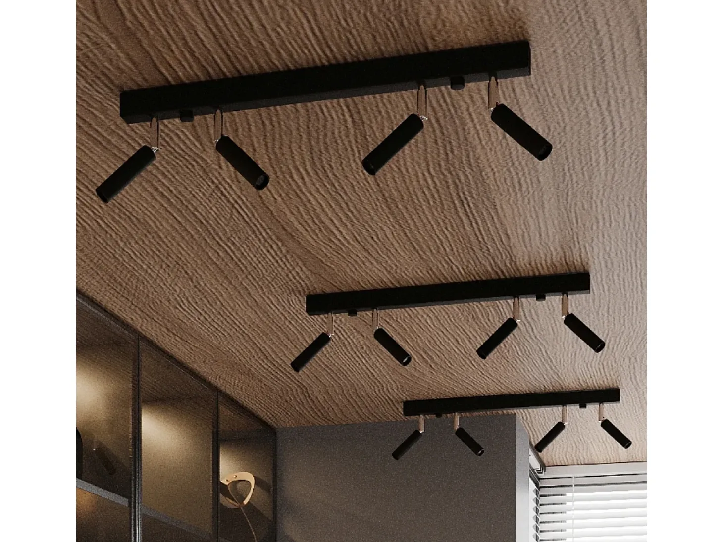 Lampada da parete a faretto singolo da lettura nera G9 Lámpara de pared de lectura con foco individual Negro G9