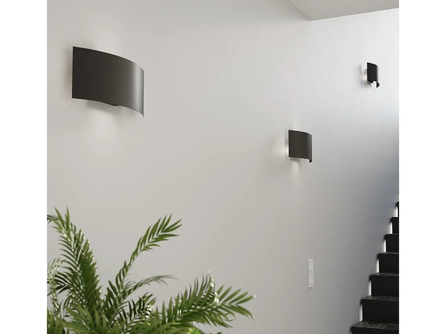 Lampada da parete a incasso nera G9 Lámpara de pared empotrada Negro G9