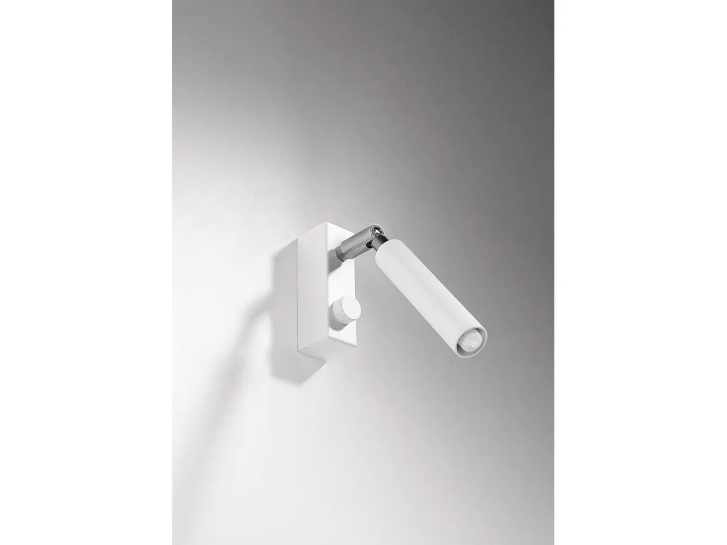 Lampada da parete con faretto singolo bianco G9 Lámpara de pared de lectura con foco individual Blanco G9