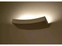 Lampada da parete in gesso bianco G9 Aplique Yeso Uplighters Blanco G9