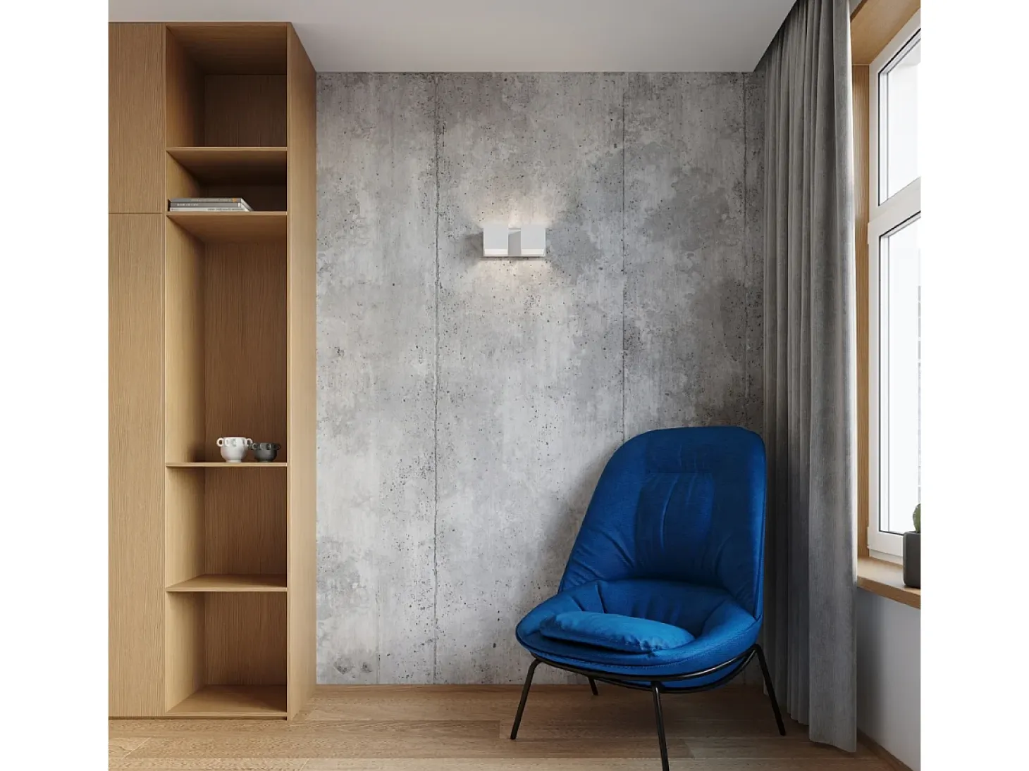 Lampada da parete Twin Square Up & Down bianca G9 Lámpara de pared Twin Square Up & Down Blanco G9