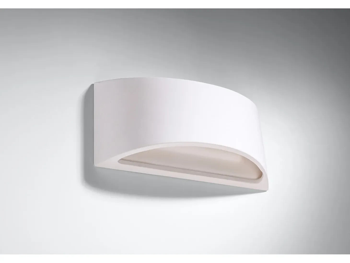 Lampada da parete Up & Down in gesso bianco G9 Aplique Up & Down Yeso Blanco G9