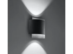 Lampada da parete Up & Down nera G9 Aplique Up & Down Negro G9