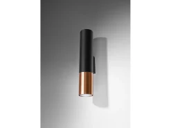 Lampada da parete Up & Down Nero, Rame GU10 Lámpara de pared Up & Down Negro, Cobre GU10
