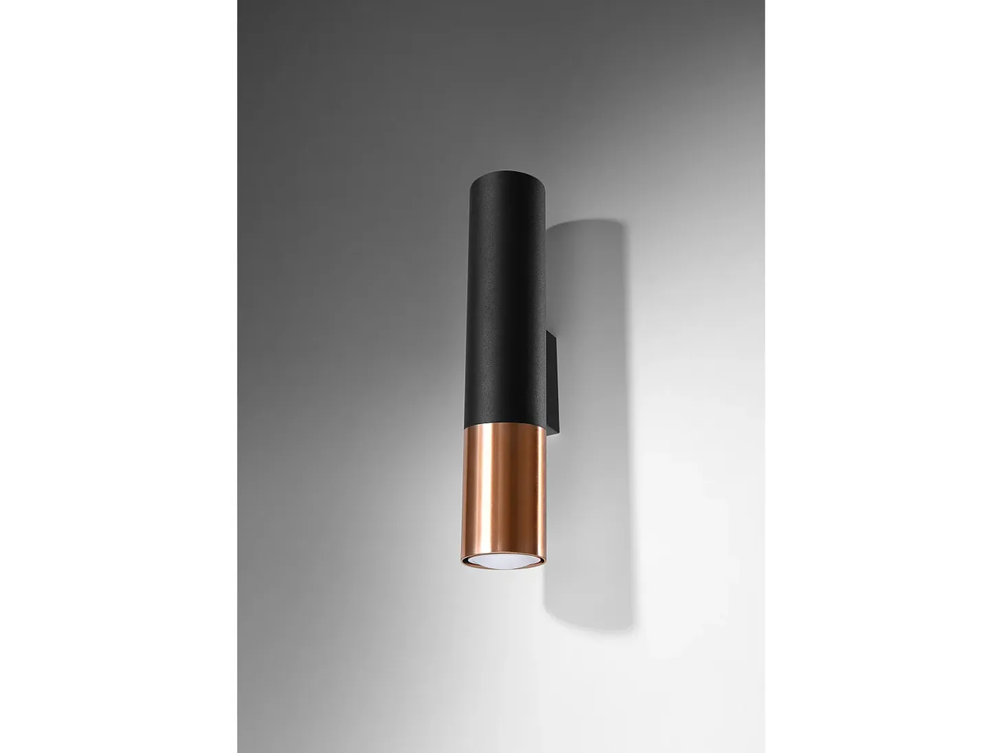 Lampada da parete Up & Down Nero, Rame GU10 Lámpara de pared Up & Down Negro, Cobre GU10