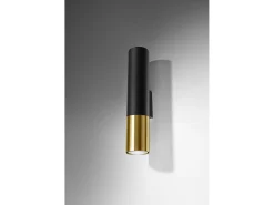 Lampada da parete Up & Down Nero, Oro GU10 Lámpara de pared Up & Down Negro, Dorado GU10