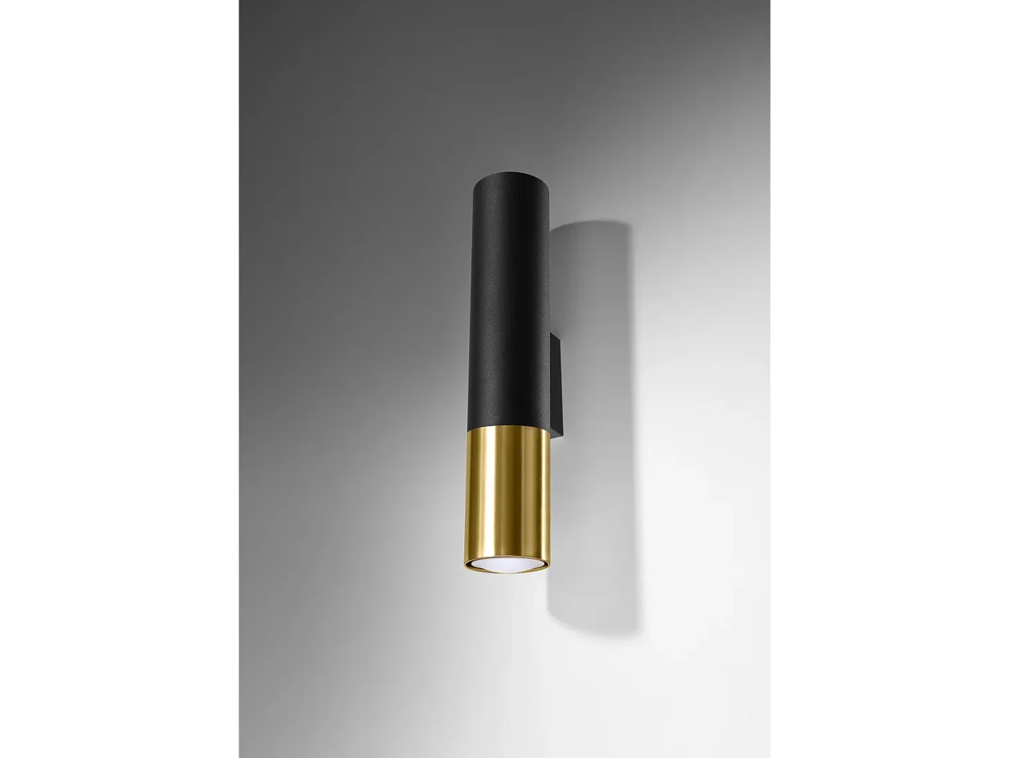 Lampada da parete Up & Down Nero, Oro GU10 Lámpara de pared Up & Down Negro, Dorado GU10