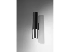 Lampada da parete Up & Down Nero, Cromo GU10 Lámpara de pared Up & Down Negro, Cromado GU10