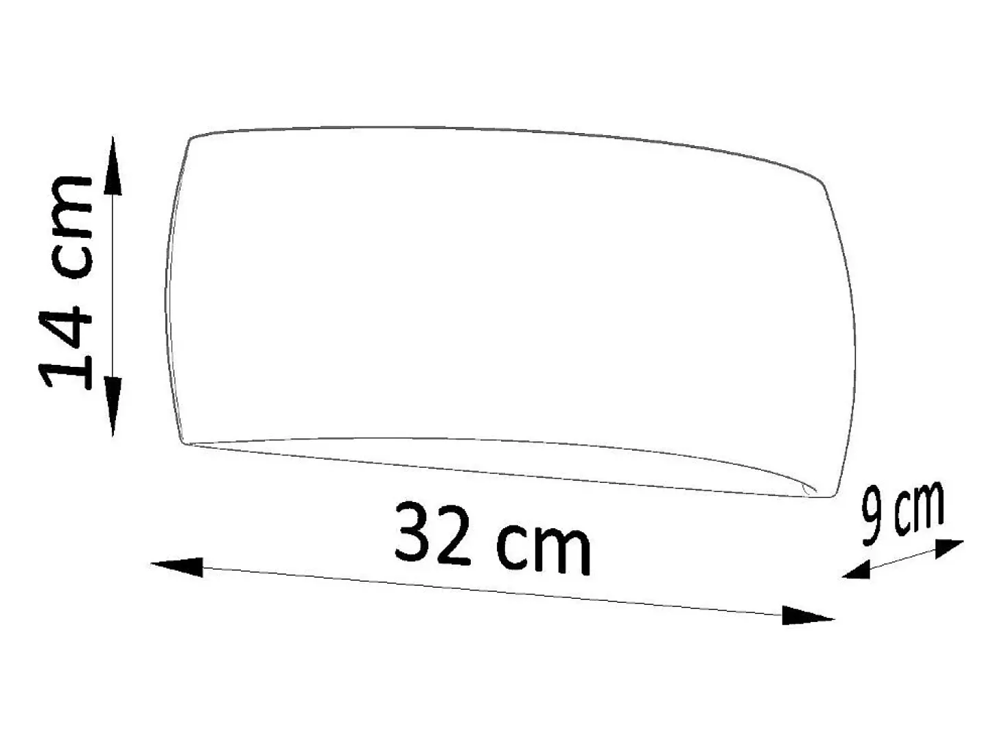Lampada da parete Up & Down in gesso bianco G9 Aplique Up & Down Yeso Blanco G9