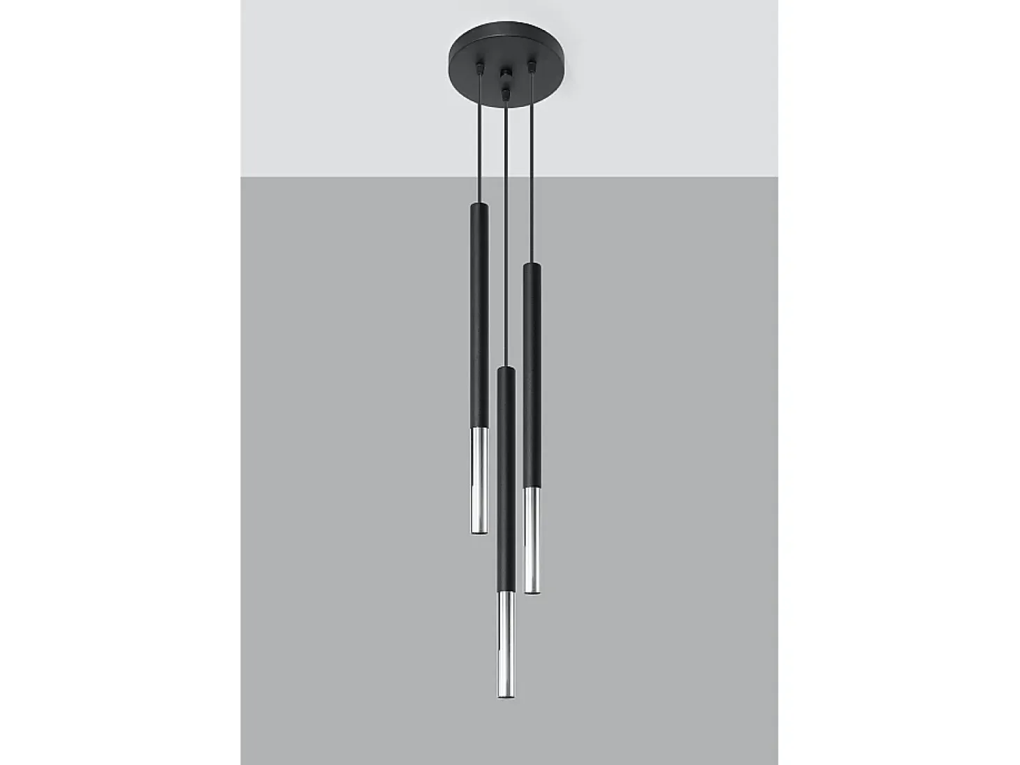 Lampadario a sospensione Cluster Drop Nero, Cromo G9 Lámpara colgante Cluster Drop Negro, Cromo G9