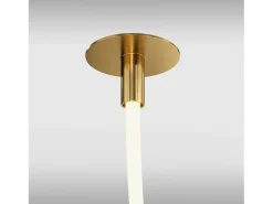 Lampadario A Sospensione Moderno Tau Alluminio Oro Luce Led 40W