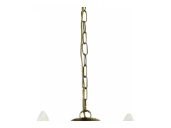 Lampadario Classico Ascot Acciaio Ottone 12 Luci E14