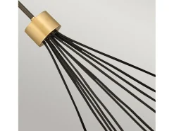 Lampadario Classico Astrid Acciaio Bronzo Metallico Opaco Oro Deluxe 11 Luce E27