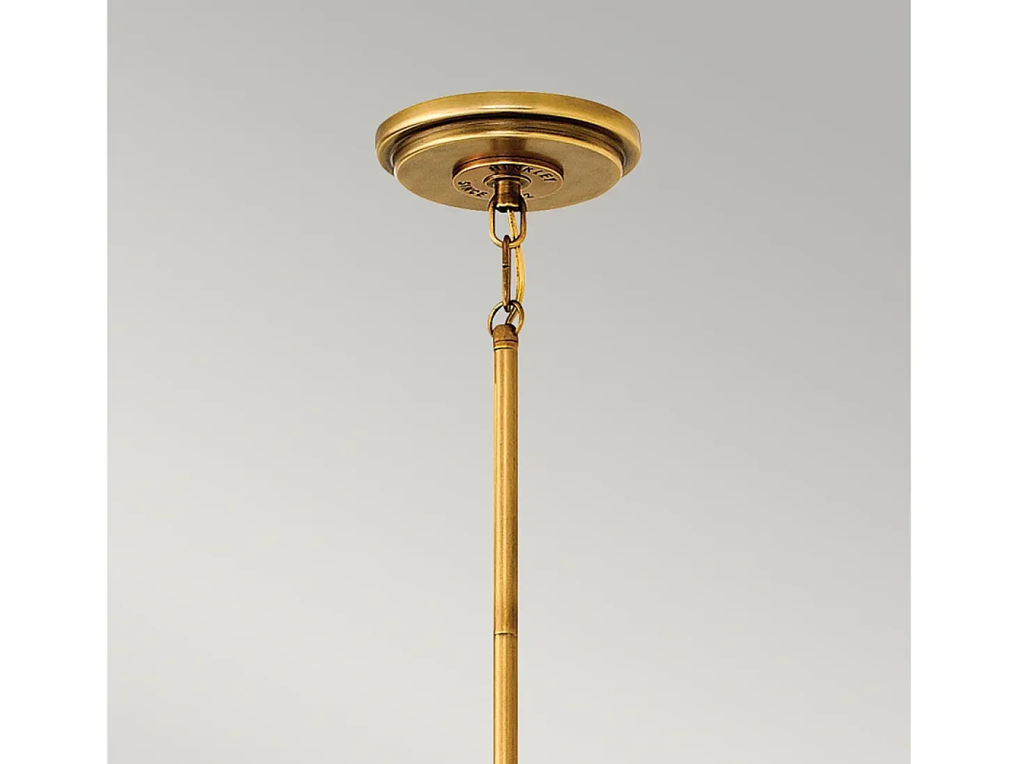Lampadario Contemporaneo Fletcher Acciaio Zinco Antico Ottone 2 Luci E27