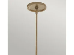 Lampadario Contemporaneo Arabesque Acciaio Foglia Argento Vetro 4 Luci E27