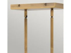 Lampadario Contemporaneo Ensemble Acciaio Bronzo Spazzolato 6 Luci E27