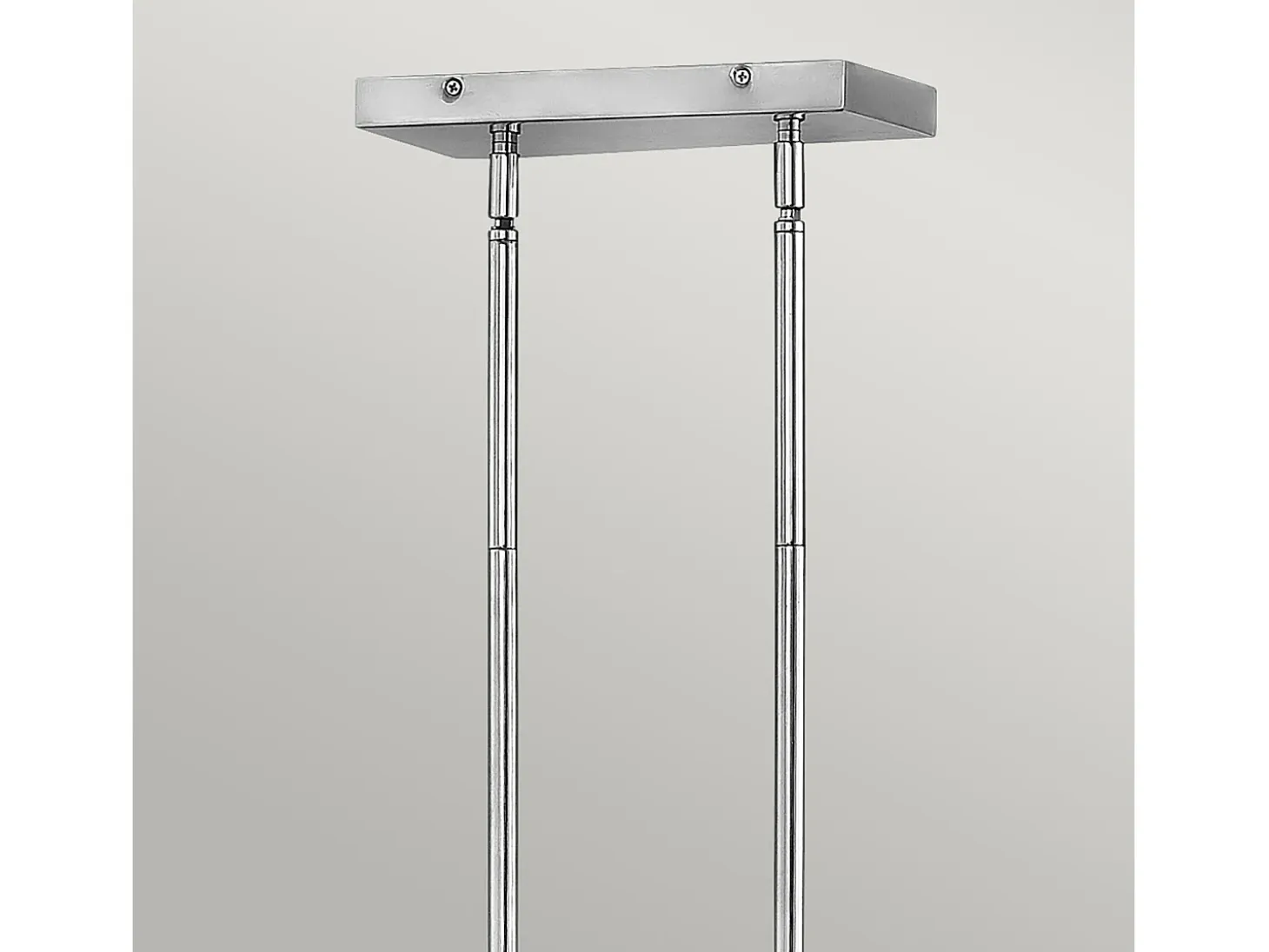 Lampadario Contemporaneo Ensemble Acciaio Nichel Lucido 6 Luci E27
