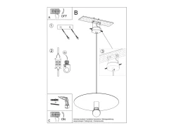 Lampadario Cupola Bianco E27 Lámpara colgante domo Blanca E27