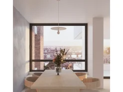 Lampadario Cupola Bianco E27 Lámpara colgante domo Blanca E27