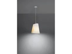 Lampadario Cupola Bianco E27 Lámpara colgante domo Blanca E27
