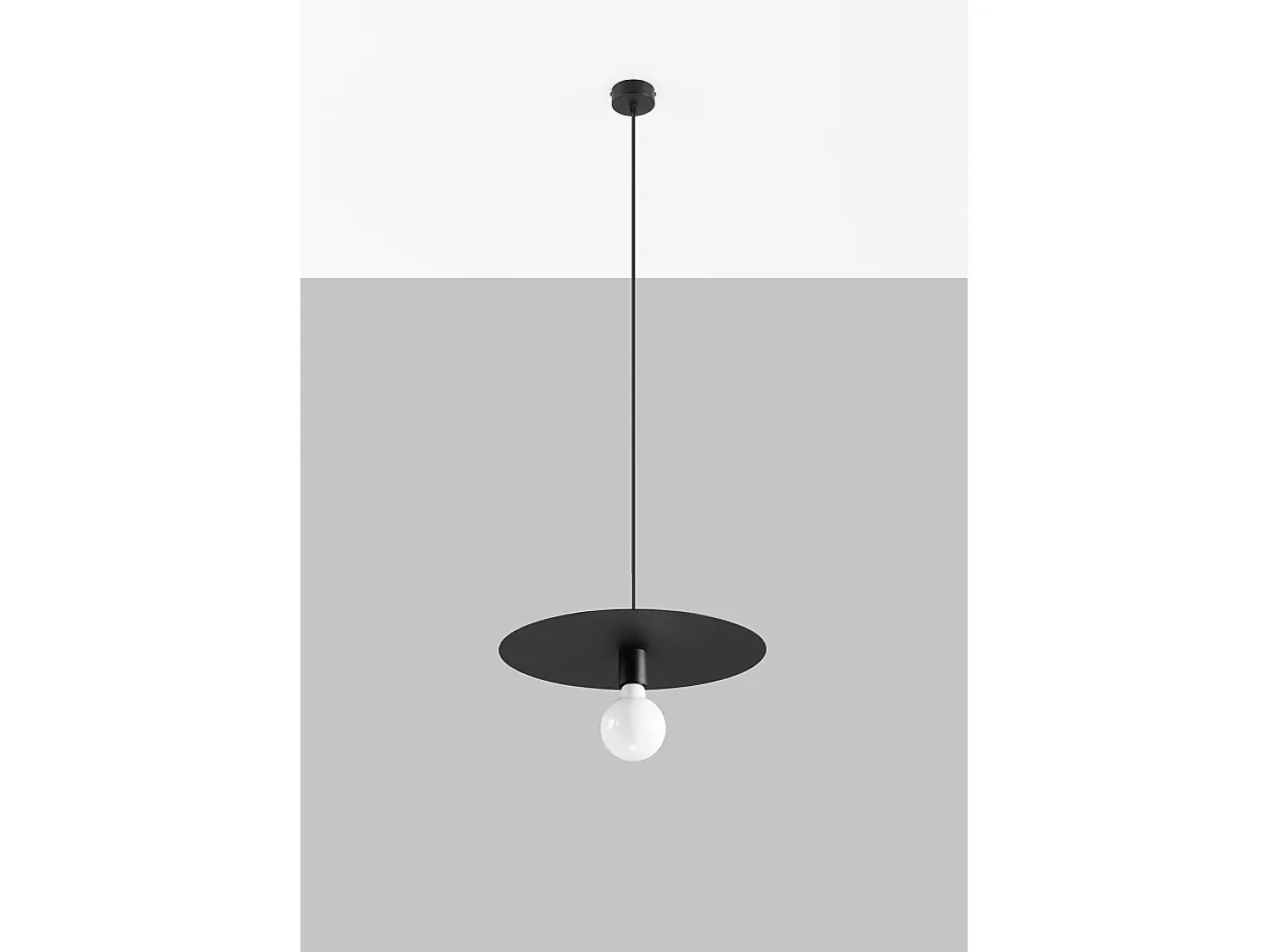 Lampadario Cupola Nero E27 Lámpara colgante tipo domo Negro E27
