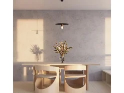 Lampadario Cupola Nero E27 Lámpara colgante tipo domo Negro E27