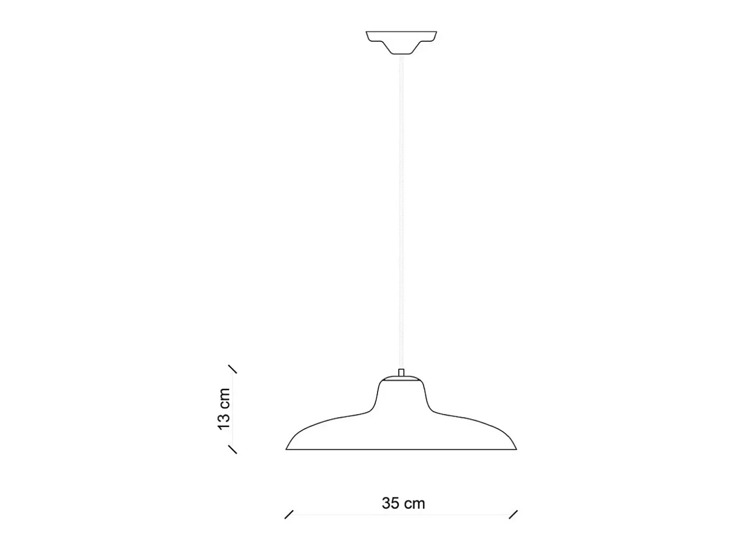 Lampadario Industrial Minimal Nordico B&W Metallo Smaltato Nero 1 Luce E27