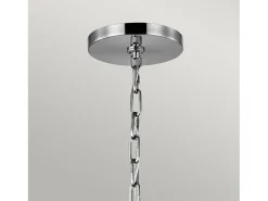 Lampadario Industrial Nordico Loras Acciaio Vetro 6 Luci E27