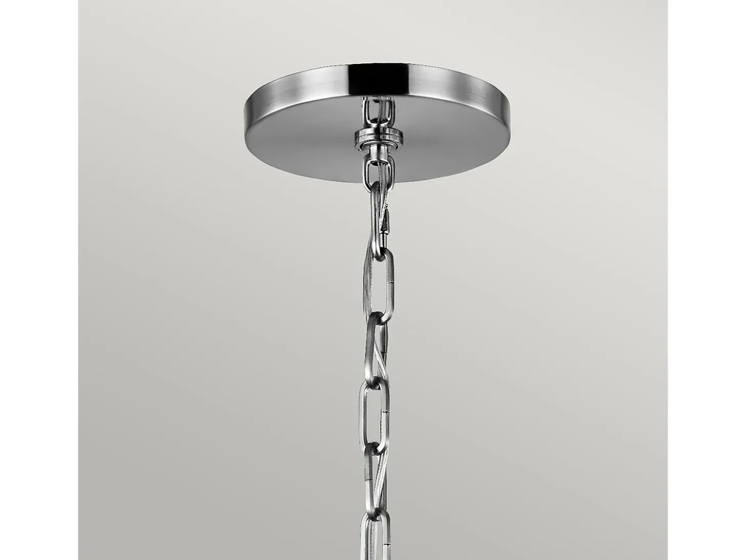 Lampadario Industrial Nordico Loras Acciaio Vetro 6 Luci E27