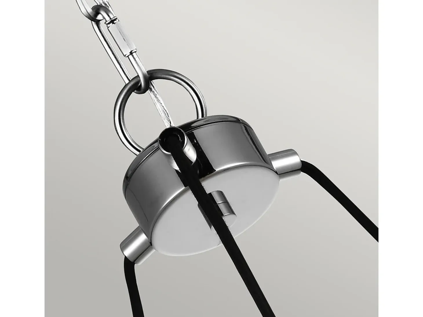 Lampadario Industrial Nordico Loras Acciaio Vetro 3 Luci E27