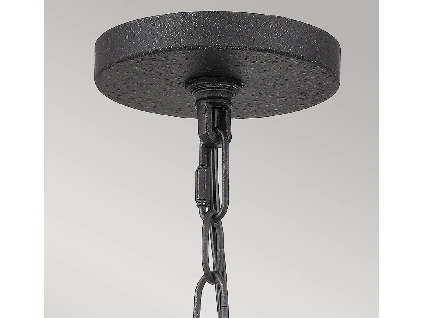 Lampadario Industrial Nordico Bradbury Acciaio Grigio Cenere 4 Luci E14