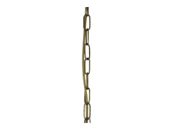 Lampadario Industrial-Nordico Ascot Acciaio Ottone 6 Luci E14