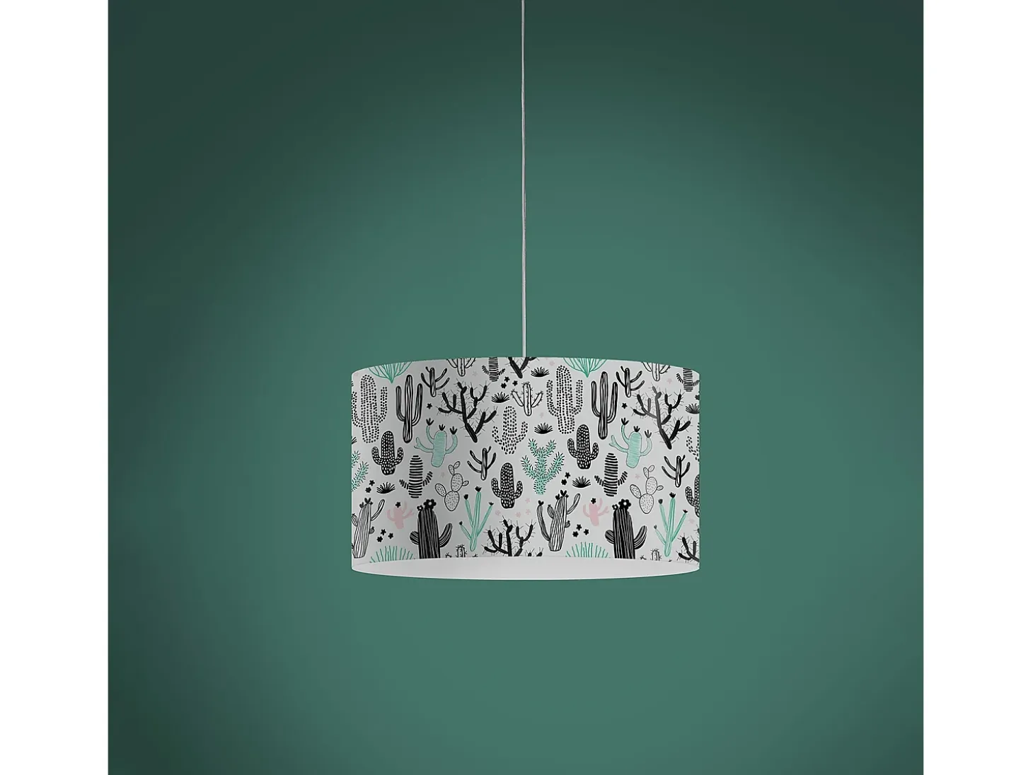 Lampadario Moderno Decolight Polilux ® Grafica Cactus Luci