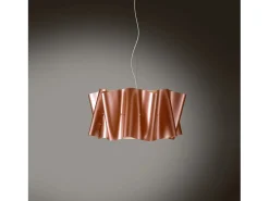 Lampadario Moderno Folio Polilux ® Rame E Metallo Cromo 5 Luci E27