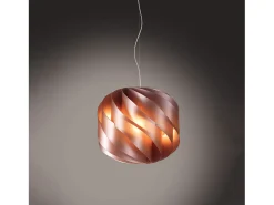 Lampadario Moderno Globe Polilux ® Rame E Metallo Cromo 3 Luci E27