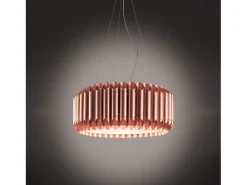 Lampadario Moderno Louise Polilux ® Rame E Metallo Cromo 3 Luci E27