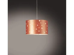 Lampadario Moderno Pois Polilux ® Rame Materie Plastiche Bianco 5 Luci E27