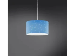 Lampadario Moderno Pois Polilux ® Blu Pastello 5 Luci E27